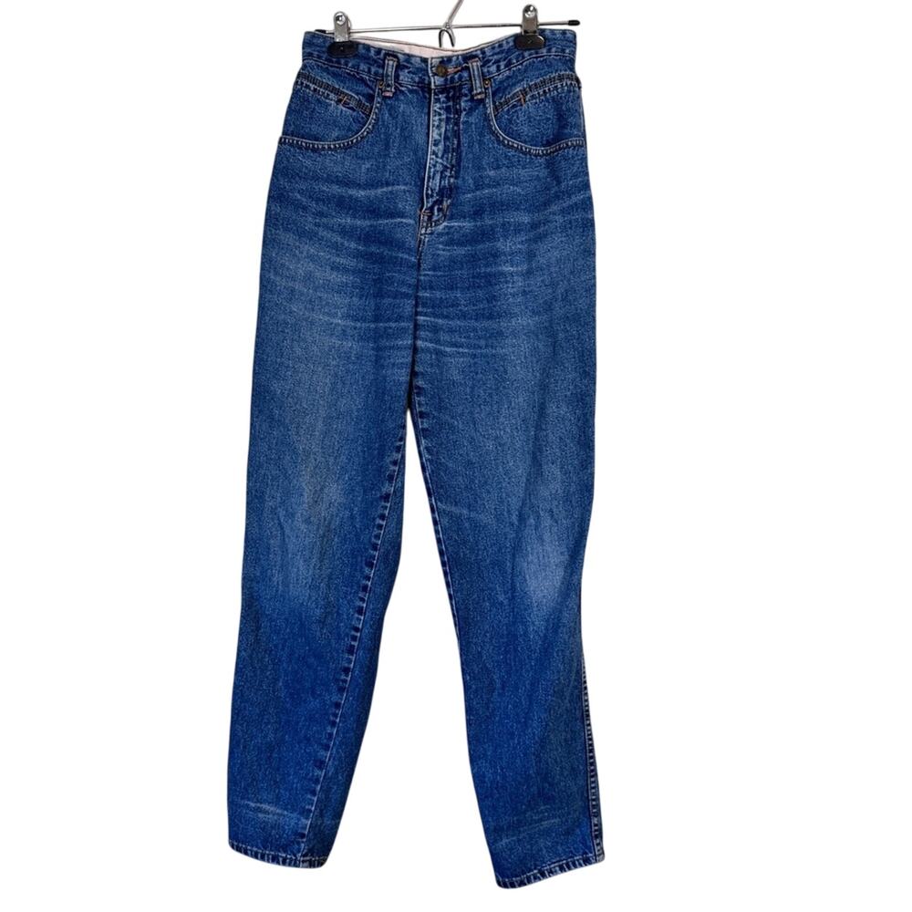 Lawman Vintage Blue Jeans Womens 7 Acid Wash High Rise Mom Denim 80s Classic
